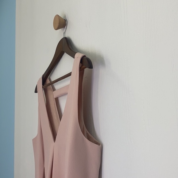 BCBG Generation -  Pink Blush Sleeveless Shift VNeck Dress Size Small - Picture 14 of 15